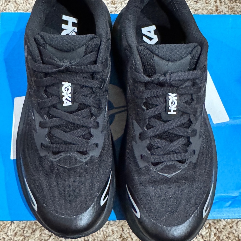 Hoka One One boys Black Athletic Shoes - Picture 2 of 4